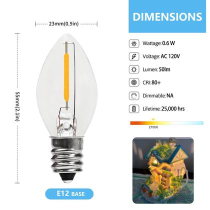 Imagem de Conjunto de cabos de acessórios FUTIME com lâmpada LED de 6 pés para decoração