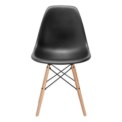 Imagem de Conjunto De Cadeiras Charles Eames Eiffel DSW Preto 2 Peças
