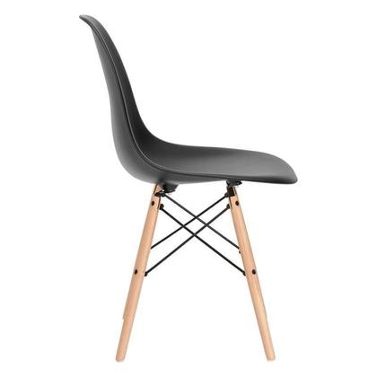 Imagem de Conjunto De Cadeiras Charles Eames Eiffel DSW Preto 2 Peças