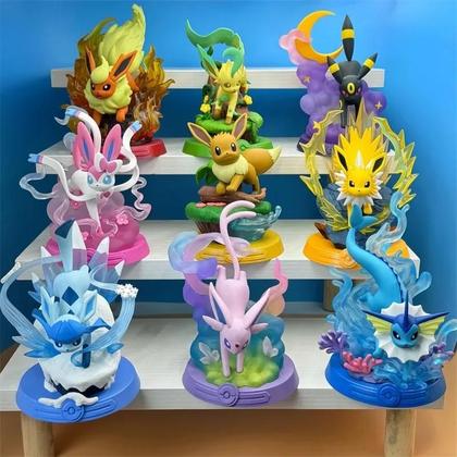 Imagem de Conjunto De Caixas Surpresa De PVC Eevee Umbreon Com 9 Figuras De Ação, Brinquedo Modelo De Aventura