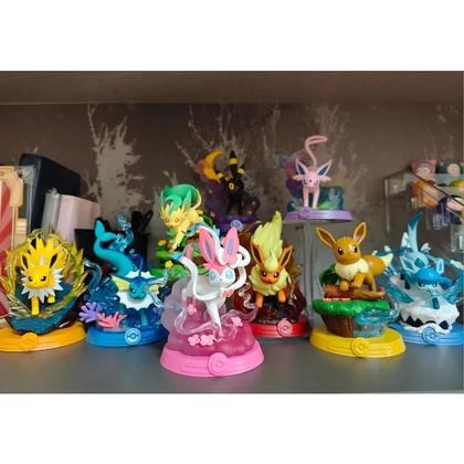 Imagem de Conjunto De Caixas Surpresa De PVC Eevee Umbreon Com 9 Figuras De Ação, Brinquedo Modelo De Aventura