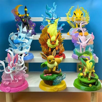 Imagem de Conjunto De Caixas Surpresa De PVC Eevee Umbreon Com 9 Figuras De Ação, Brinquedo Modelo De Aventura
