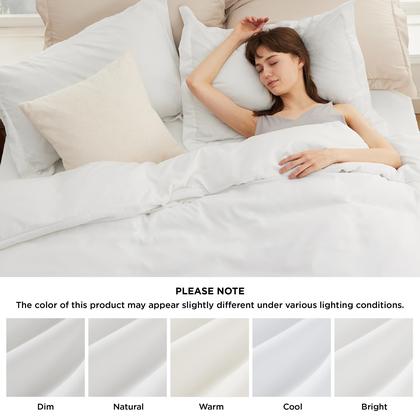 Imagem de Conjunto de Cama Bedsure Queen 4 Peças - Capa de Edredom e Lençol