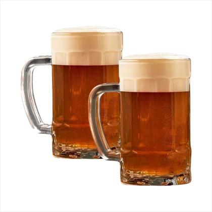 Imagem de Conjunto De Canecas De Chopp Em Vidro 400 Ml