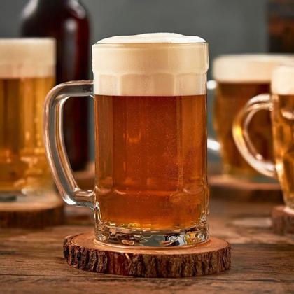 Imagem de Conjunto De Canecas De Chopp Em Vidro 400 Ml