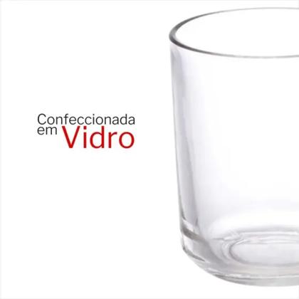 Imagem de Conjunto de Canecas Ruby em Vidro com 3 Peças 210ml - Hauskraft