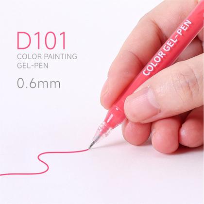 Imagem de Conjunto de Canetas Gel 168 Peças com 162 Cores e Estojo para Viagem
