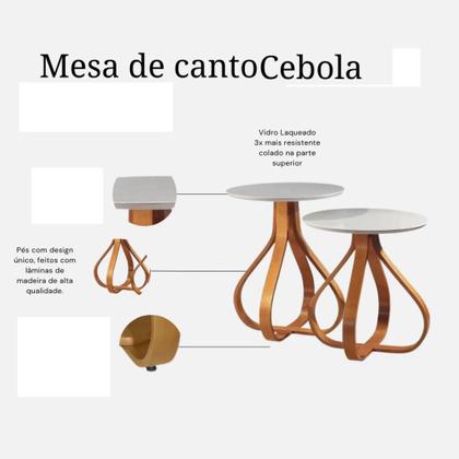 Imagem de Conjunto De Canto Decorativa Para Sala Redonda Luxo - De Casa