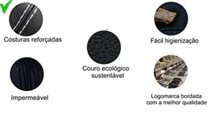 Imagem de Conjunto de Capa de Couro Civic 99-06 + Capa de Cobrir e Limpeza