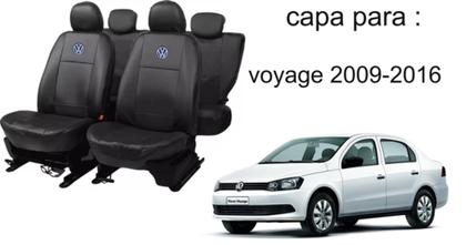 Imagem de Conjunto de Capa de Couro Voyage 09-16 + Tapete + Capa de Volante Moderno