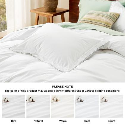 Imagem de Conjunto de Capa de Edredom Bedsure Queen Size em Algodão com Bordado