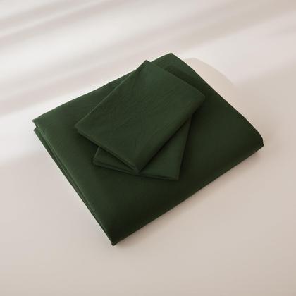 Imagem de Conjunto de capa de edredom JIYUAN 100% algodão lavado, queen size, verde