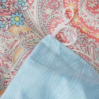 Imagem de Conjunto de capa de edredom LAMEJOR Twin Size Listrado Padrão Branco/Preto