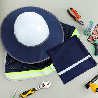 Imagem de Conjunto de capacete, proteção de pescoço e polaina de pescoço SATINIOR