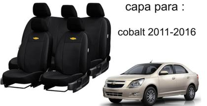 Imagem de Conjunto de Capas de Couro Cobalt + Capa de Cobrir e Limpador de Parabrisa