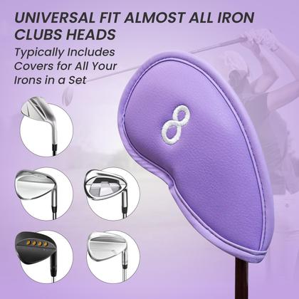 Imagem de Conjunto de capas Golf Iron Head FINGER TEN de 12 peças de material sintético