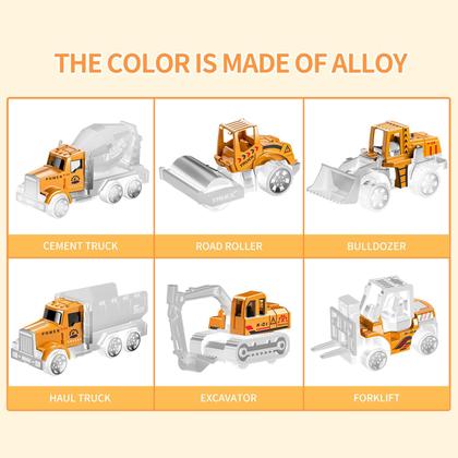 Imagem de Conjunto de Carros de Construção TEMI para Bebês - com Tapete de Brincar