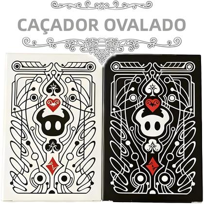 Imagem de Conjunto De Cartas De Poker Hollow Knight Preto E Branco, Jogo De Cartas Portátil, Presente Criativo