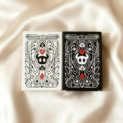 Imagem de Conjunto De Cartas De Poker Portátil Preto E Branco Hollow Knight, Presente Criativo, Cartas De