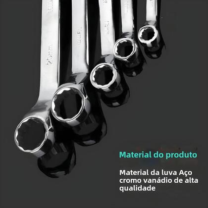 Imagem de Conjunto De Chave De Caixa Multifuncional De Extremidade Dupla Para Reparo De Automóveis, Espelho