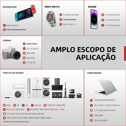 Imagem de Conjunto De Chave De Fenda Magnética 24/40/66 Em 1 Com Cabo T Destacável Para Móveis, Eletrônicos E