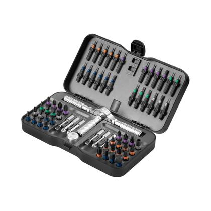 Imagem de Conjunto De Chave De Fenda Magnética 24/40/66 Em 1 Com Cabo T Destacável Para Móveis, Eletrônicos E