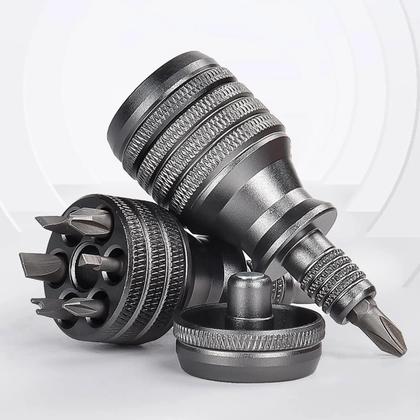 Imagem de Conjunto De Chave De Fenda Mini Industrial 7 Em 1 Com Cabo De Liga De Alumínio, Bits Phillips E