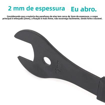 Imagem de Conjunto De Chaves Cónicas Para Cubo De Bicicleta 2mm, 7 Tamanhos, Chave Cónica Aberta BOY,