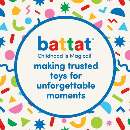 Imagem de Conjunto de chaves de brinquedo Battat com 3 teclas e controle remoto com 4 sons de 10 meses ou mais