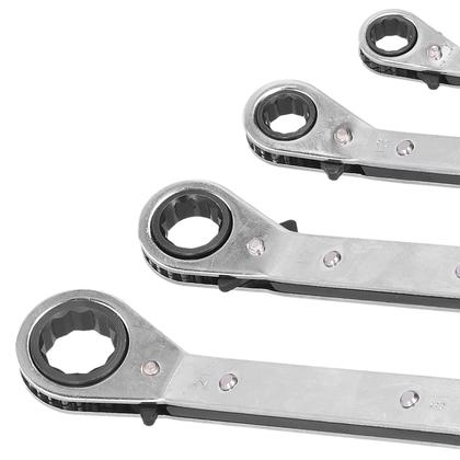 Imagem de Conjunto de chaves de catraca Agatige, 5 peças de chaves offset de anel duplo