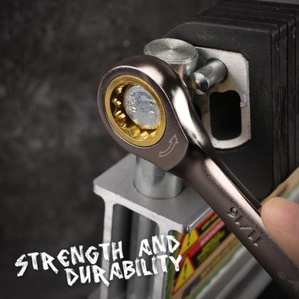 Imagem de Conjunto de chaves de catraca HORUSDY 12 peças SAE 1/4” a 7/8”