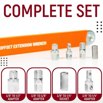 Imagem de Conjunto de chaves de extensão offset Granatan de 15,4 polegadas com adaptadores