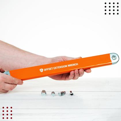 Imagem de Conjunto de chaves de extensão offset Granatan de 15,4 polegadas com adaptadores