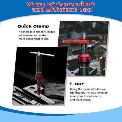 Imagem de Conjunto de chaves de fenda de torque SUERCUP 10-60in.lb 1/4 com 36 bits 36PC