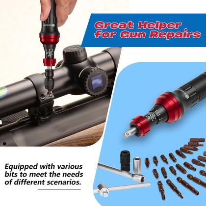 Imagem de Conjunto de chaves de fenda de torque SUERCUP 10-60in.lb 1/4 com 36 bits 36PC