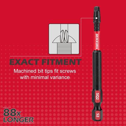 Imagem de Conjunto de chaves de fenda GEINXURN Impact Tough SQ2, pacote com 15