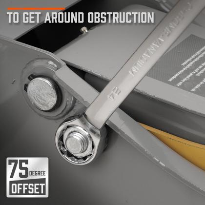 Imagem de Conjunto de chaves HORUSDY, caixa métrica offset de 9 peças 6-24 mm CR-V