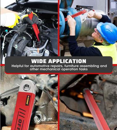 Imagem de Conjunto de chaves XKONE, extensão offset de 39 cm com 4 adaptadores