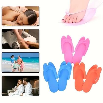 Imagem de Conjunto De Chinelos Para Manicure E Pedicure 6 12 24 Pares Ferramentas De Cuidado Dos Pés Para