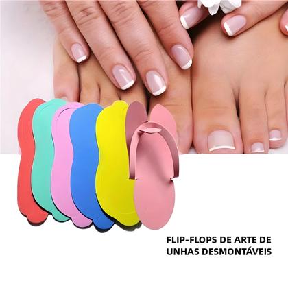 Imagem de Conjunto De Chinelos Para Manicure E Pedicure 6 12 24 Pares Ferramentas De Cuidado Dos Pés Para