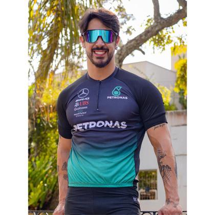 Imagem de Conjunto de Ciclismo Masculino Pro Forro Gel Ciclistas Pedal Bike