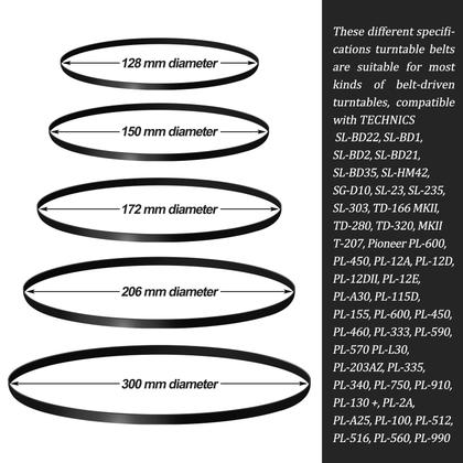 Imagem de Conjunto de cinto giratório Frienda, 10 peças para reparo e substituição