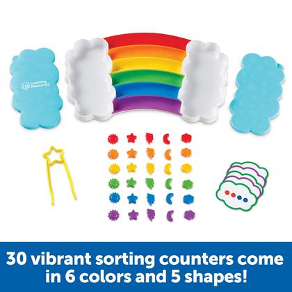 Conjunto de classificação Learning Resources Rainbow 37 Pieces Age 3+ Imagem de Conjunto de classificação Learning Resources Rainbow 37 Pieces Age 3+