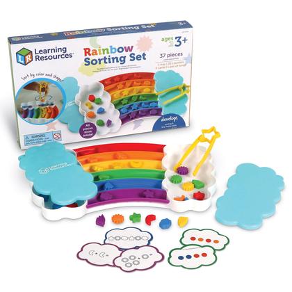 Conjunto de classificação Learning Resources Rainbow 37 Pieces Age 3+ Imagem de Conjunto de classificação Learning Resources Rainbow 37 Pieces Age 3+