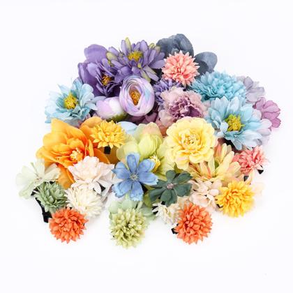 Imagem de Conjunto de clipes de cabelo de flores KorviShow 41 peças para mulheres e meninas