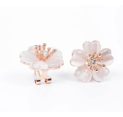 Imagem de Conjunto De Colar E Brincos Com Pingente Flor De Cerejeiras