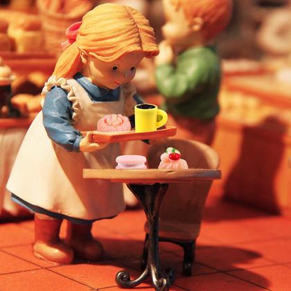 Imagem de Conjunto de comida em miniatura Skylety 100 peças para cozinha de bonecas