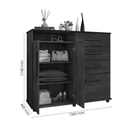 Imagem de Conjunto De Cômoda E Multiuso Naturalle Para Quarto