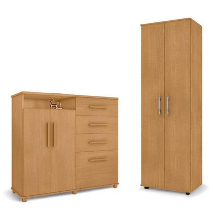 Imagem de Conjunto De Cômoda E Multiuso Naturalle Para Quarto