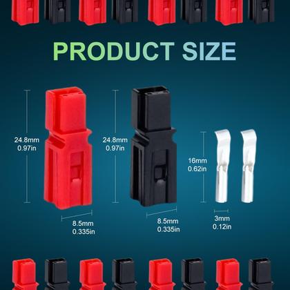 Imagem de Conjunto de conectores de terminais modulares AnchiMSR 120 PCS 15A